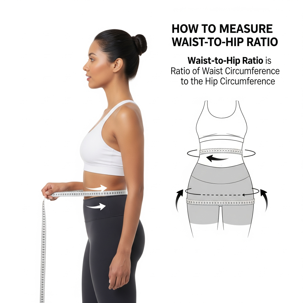 how to measure waist and hip for waist-to-hip ratio calculator